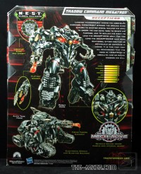 Transformers News: Biographies and Packaging Images of Shadow Command Megatron and Strike Mission Sideswipe