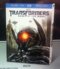 Transformers News: Best Buy Exclusive Transformers Dark of the Moon Blu-ray Slipcover