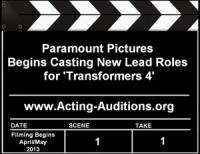 Transformers News: Rumor Confirmed: Paramount Pictures Begins Casting New Lead Roles for Transformers 4