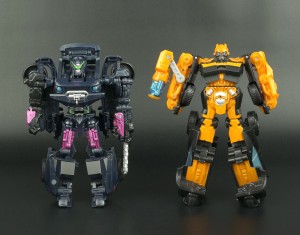 Transformers News: Video review of Chainsaw Thrash Vehicon and High Octane Bumblebee Power Attackers