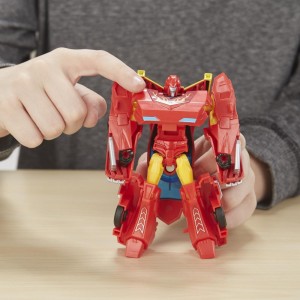 Transformers News: Video Review for Transformers Cyberverse Warrior Class Hot Rod