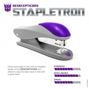 Transformers News: April Fools': Deskcepticon Stapletron Revealed by Hasbro