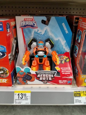 Transformers News: Rescue Bots Brushfire spotted at US retail