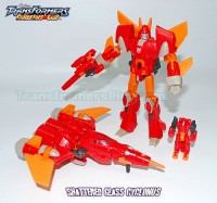 Transformers News: Preview of finalized Shattered Glass Cyclonus toy!