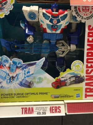 Transformers News: Transformers: Robots in Disguise Power Surge Optimus Prime Sighted at US Retail