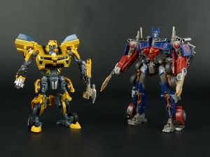 Transformers News: New Galleries: AOE Movie Advanced AD12 Revenge Optimus Prime and AD08 Battle Blade Bumblebee