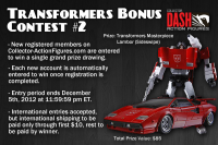 Transformers News: DASH is Giving Away Another Masterpiece Lambor (Sideswipe)… Seriously!