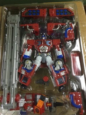 Transformers News: In-Hand Images of Takara Tomy Transformers Encore God Fire Convoy