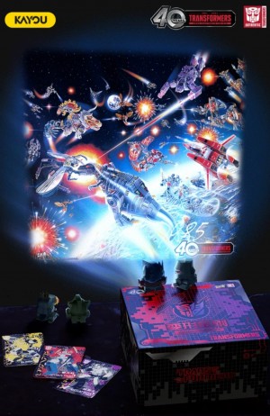 Transformers News: Kayou Transformers 40th Anniversary Trading Cards and Mini-Figures Available Now