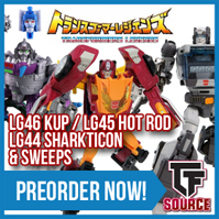 Transformers News: TFsource News! PE Origin Leonidas, TFC Raging Bull, MP-10, KFC Ditka, XT Neptune, TF Legends & More!