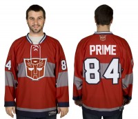 Transformers News: Win an Optimus Prime Hockey Jersey from 80sTees.com and Seibertron.com