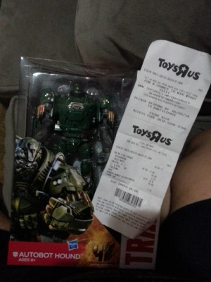 Transformers News: Transformers: Age of Extinction Voyager Class Autobot Hound Sighted at US Retail