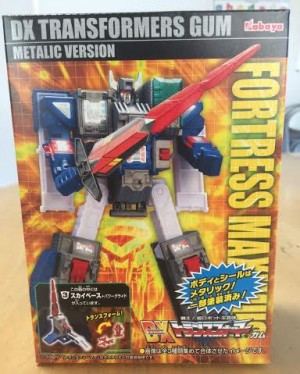 Transformers News: In Hand Images of Kabaya Transformers DX Fortress Maximus Metallic Version