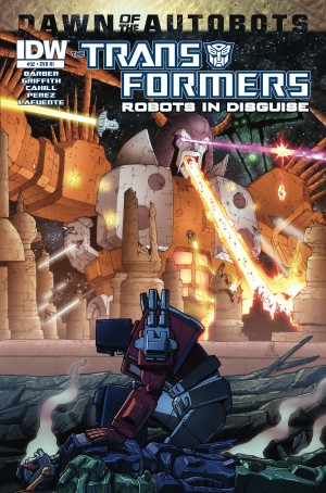 Transformers News: IDW Transformers: Robots in Disguise 30th Anniversary Variant Cover by Coller and Bove