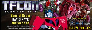 Transformers News: Transformers Voice Actor David Kaye to attend TFcon Toronto 2018