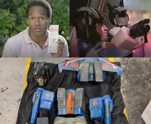 Transformers News: Jazz and Thundercracker Costumes From 80s OJ Simpson Commercial Uncovered by Comic Shop