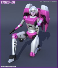 Transformers News: Impossible Toys Arcee CGI Images