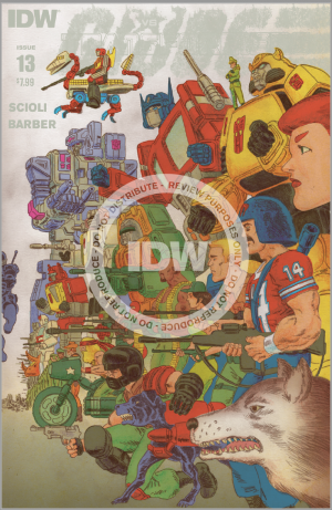 Transformers News: Review of Transformers Versus G.I.Joe #13 - Armageddon- The final issue