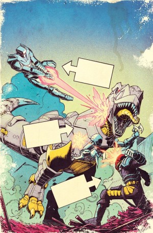 Transformers News: IDW Hasbro Comics Crossover: Revolution - More Than Meets the Eye Roche / Burcham Cover Variant Art