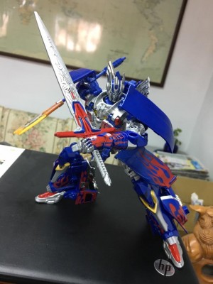 Transformers News: In-Hand Images of Takara Tomy Transformers: The Last Knight TLK-15 Calibur Optimus Prime