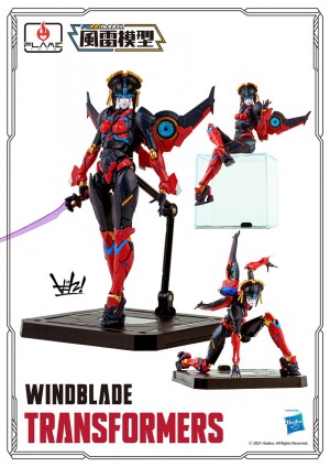 Transformers News: Flame Toys Reveal Prototype Furai Windblade Model