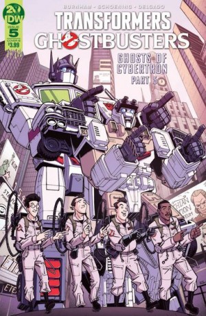 Transformers News: IDW Transformers Ghostbusters Ghosts of Cybertron Part 5 Review