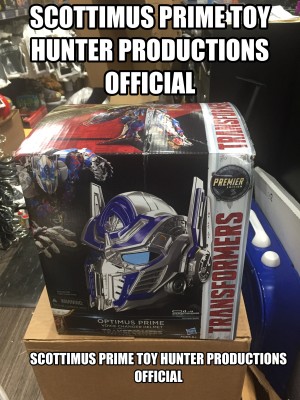 Transformers News: Transformers 5: The Last Knight Optimus Prime Helmet Found at US Retail