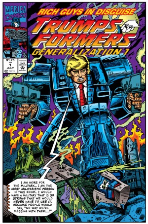 Transformers News: More Transformers Homage in Robert Sikoryak's The Unquotable Trump