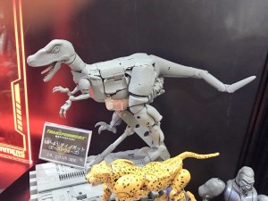 Transformers News: Grey Prototype of Takara Tomy Transformers Masterpiece MP-41 Dinobot at Tokyo Comic Con
