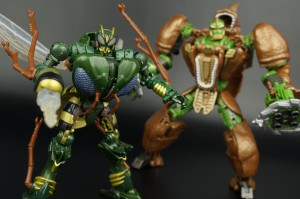 Transformers News: New Galleries: Takara Tomy Generations TG-30 Waspinator and TG-31 Rhinox