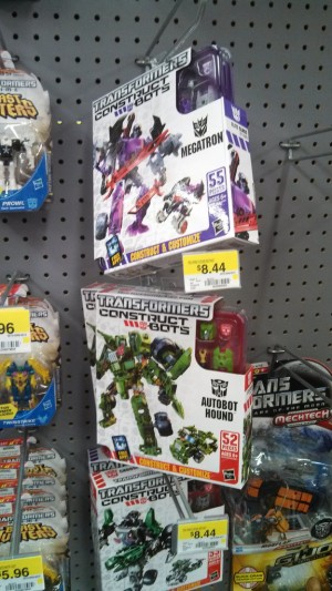 Transformers News: Transformers Contructbots Elite Hound, Megatron and Optimus Prime Sighted at Walmart in NC