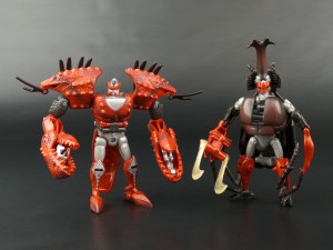 Transformers News: New Galleries: Beast Wars Telemocha TM-12 Gimlet and TM-13 Motorarm