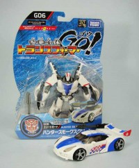 Transformers News: Transformers Go! G-06 Hunter Smokescreen Video Review