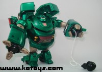 Transformers News: Extensive Gallery of Takara Animated Ironhide (Bulkhead)