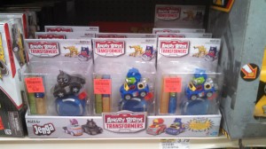 Transformers News: Angry Birds Transformers Jenga Toy Single Packs Sighted at US Retail