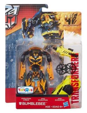 Transformers News: Official Images  - Transformers: Age of Extinction TRU Exclusive Bumblebee Evolution Two-Pack