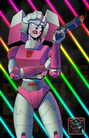 Transformers News: BotCon 2015 Artist Alley - Transformers Propaganda JP Bove Prints, Plus Arcee by Casey Coller / Bove
