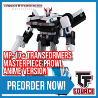 Transformers News: TFSource News! MT Thunder Manus, IF War Giant, AA El Cid, OM Furor / Riot, MP-17+ Anime & More!