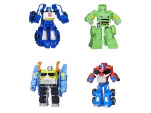 Transformers News: New Transformers Rescue Bots Images: Salvage and Rescan Optimus Prime
