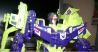 Transformers News: First View of CDMW-01 Devastator Head Packaging and Assembled Look