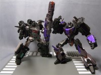 Transformers News: In-Hand Images of Transformers United Dark Side Optimus Prime & DS Megatron
