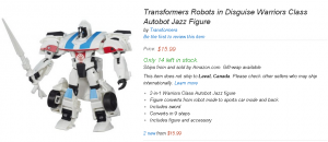 Transformers News: Newest Legion and Warrior Transformers Robots in Disguise toys available on Amazon