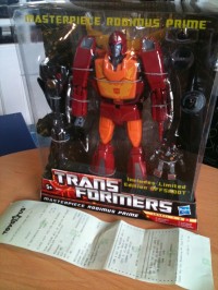 Transformers News: Master Piece Rodimus Prime out in UK retail