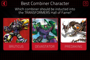 Transformers News: Transformers Hall of Fame 2015 Voting Now Open on Mobile Device App