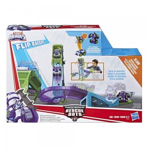 Transformers News: Transformers: Rescue Bots Flip Racers Blurr Reverse Raceway Listed
