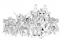 Transformers News: Nick Roche Auto Assembly 2012 Transformers: MTMTE Print
