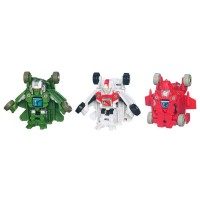Transformers News: Official Transformers Bot Shot Images: Upcoming Three-Packs and Ironhide Launcher