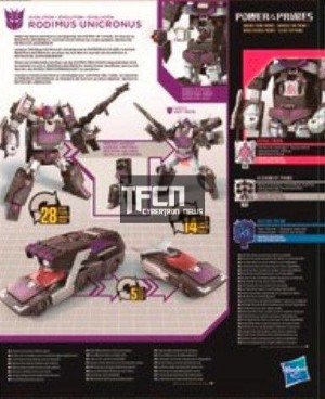 Transformers News: New Leaked Transformers Power of the Primes Scans: Rodimus Unicronus, Submaurader