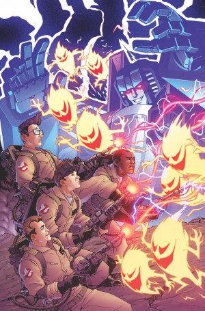 Transformers News: New IDW Transformers / Ghostbusters Previews - Megatron Talks With Gozer