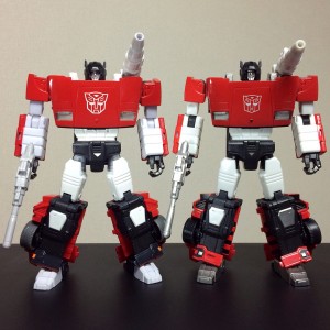 Transformers News: Comparison Images of Takara Tomy Transformers Masterpiece MP-12+ Lambor / Sideswipe